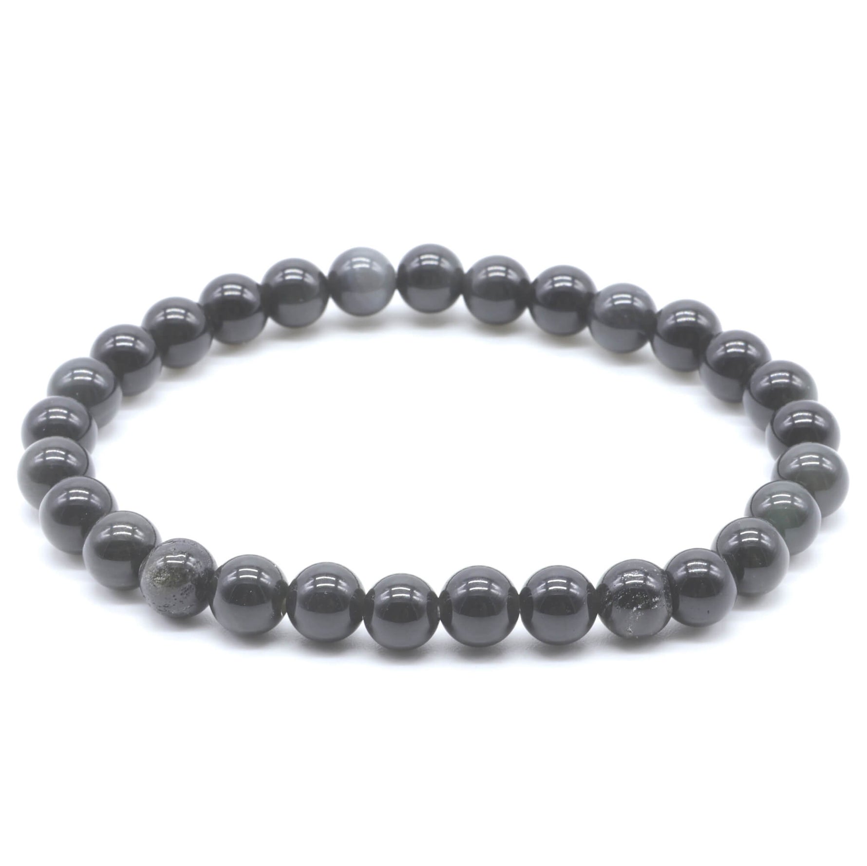 Bracciale in Ossidiana Nera in 6mm