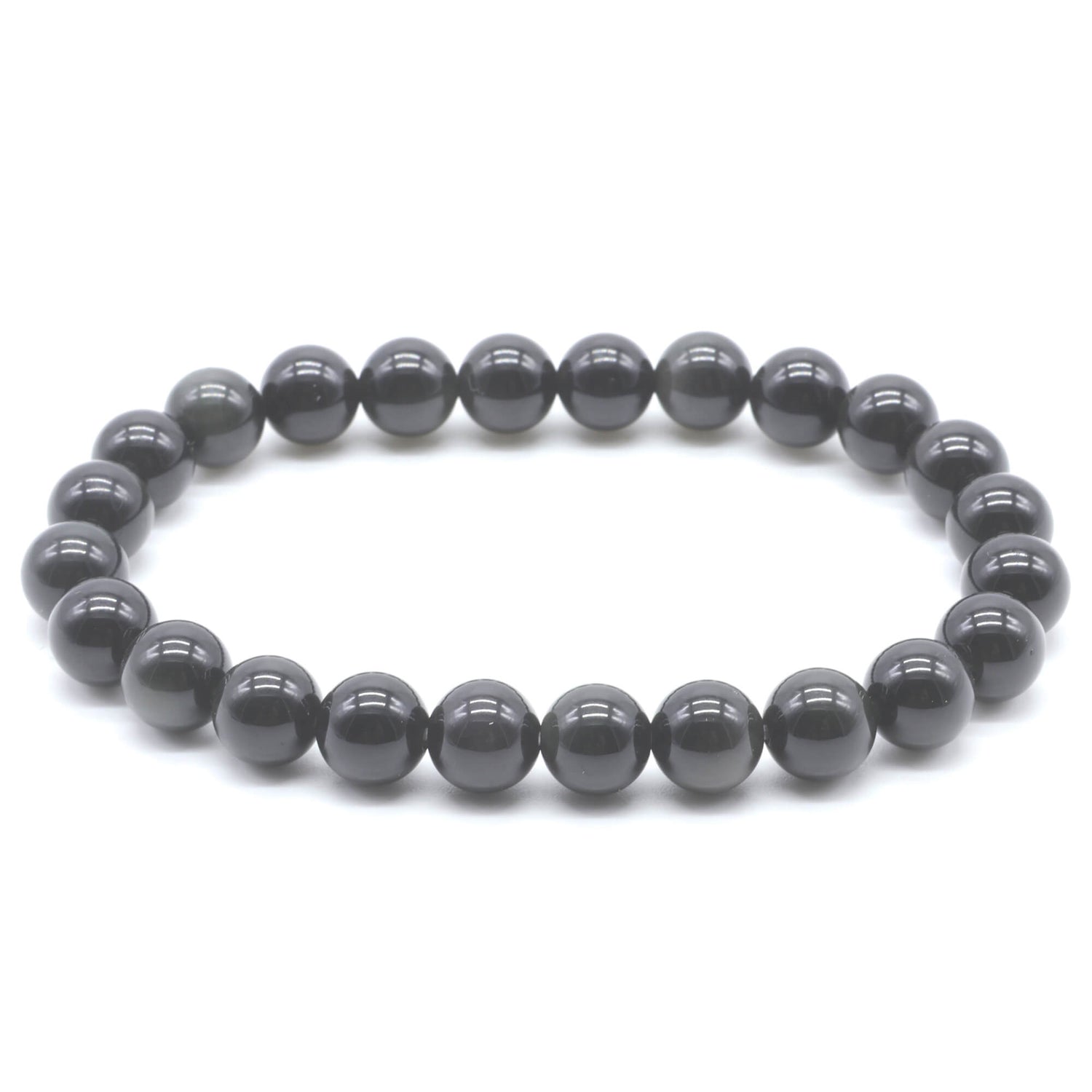 Bracciale in Ossidiana Nera in 8mm