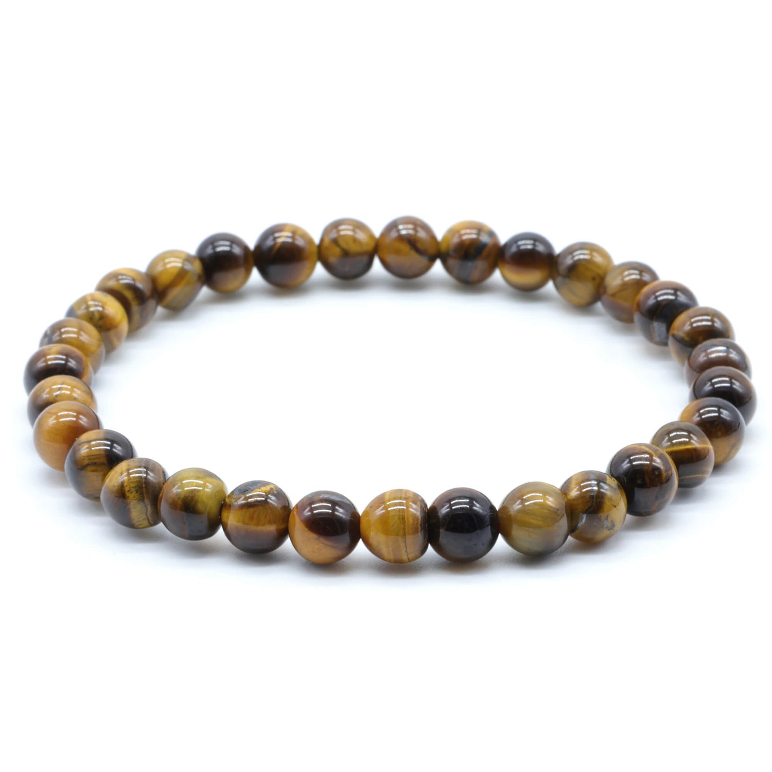 Bracciale in Occhio di Tigre in 6mm