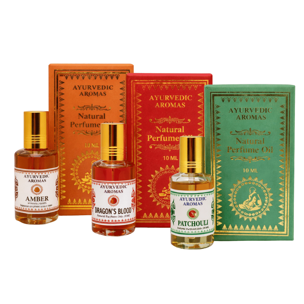 Bundle Resine e Oriente Profondo - Profumi Corpo Roll-On – Ayurvedic Aromas - 3x10ml