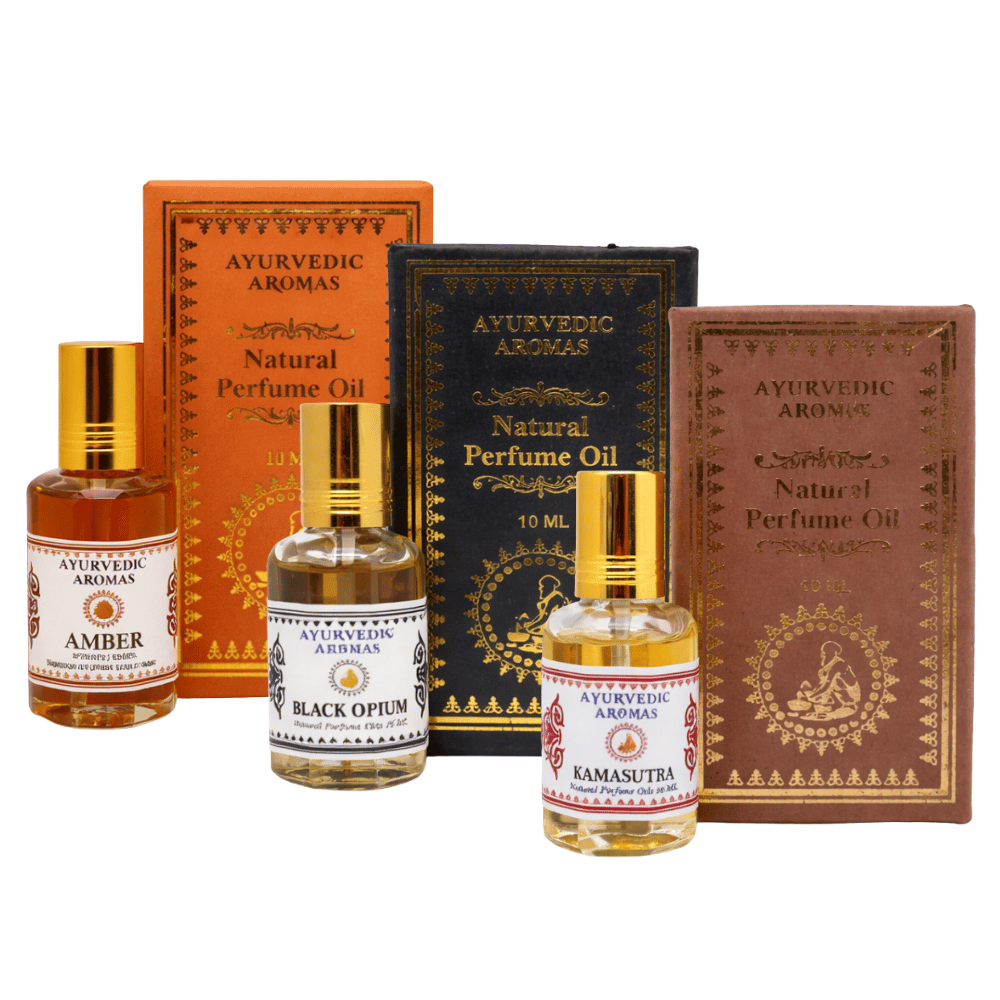 Bundle Sensuale e Magnetico - Profumi Corpo Roll-On – Ayurvedic Aromas - 3x10ml