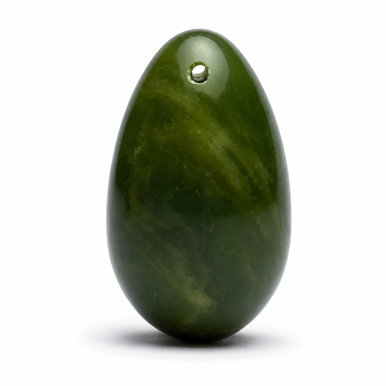 Yoni Egg in Giada Xinyi Naturale – 4 cm