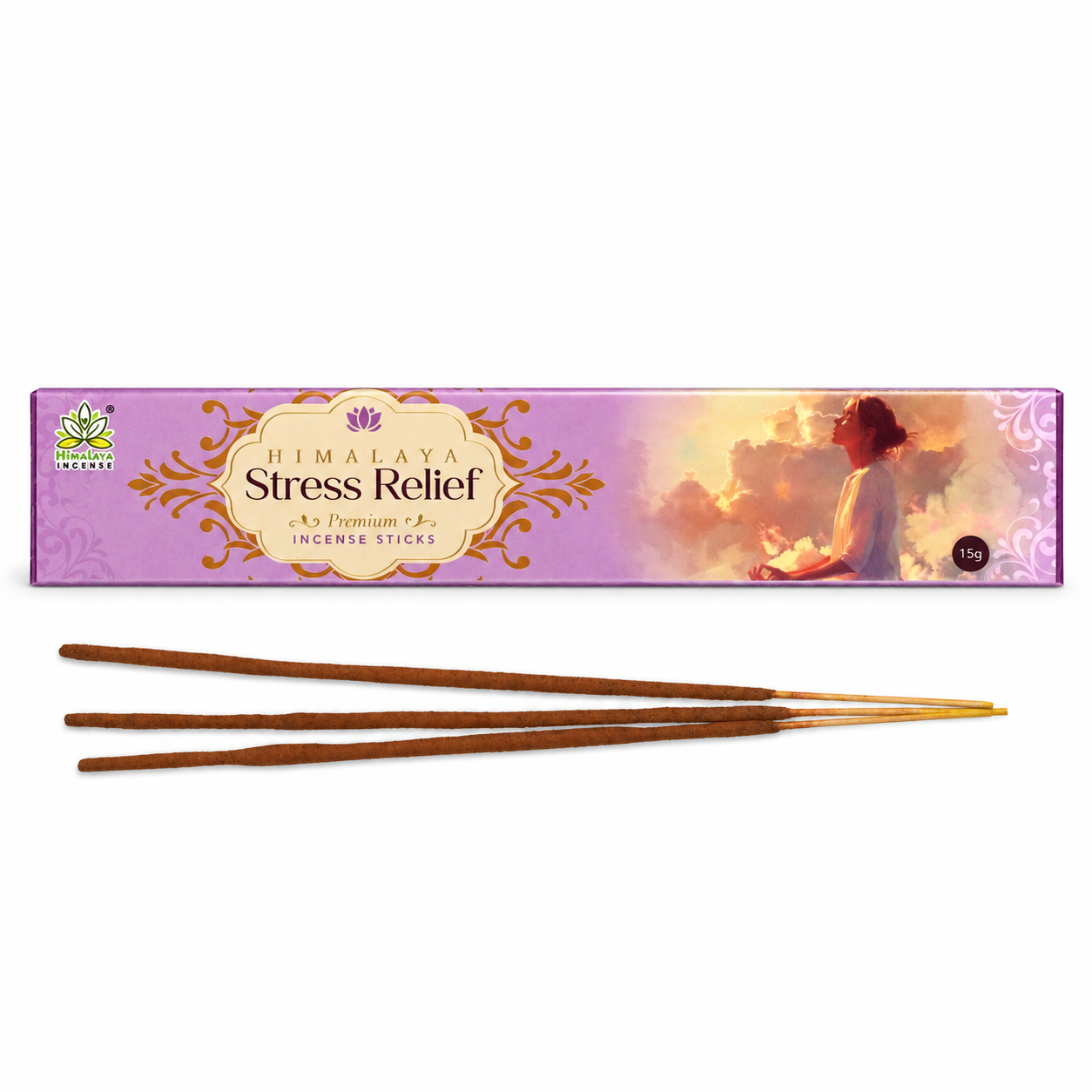 Anti Stress - Bastoncini di incenso - Himalaya Incense Premium - 15g