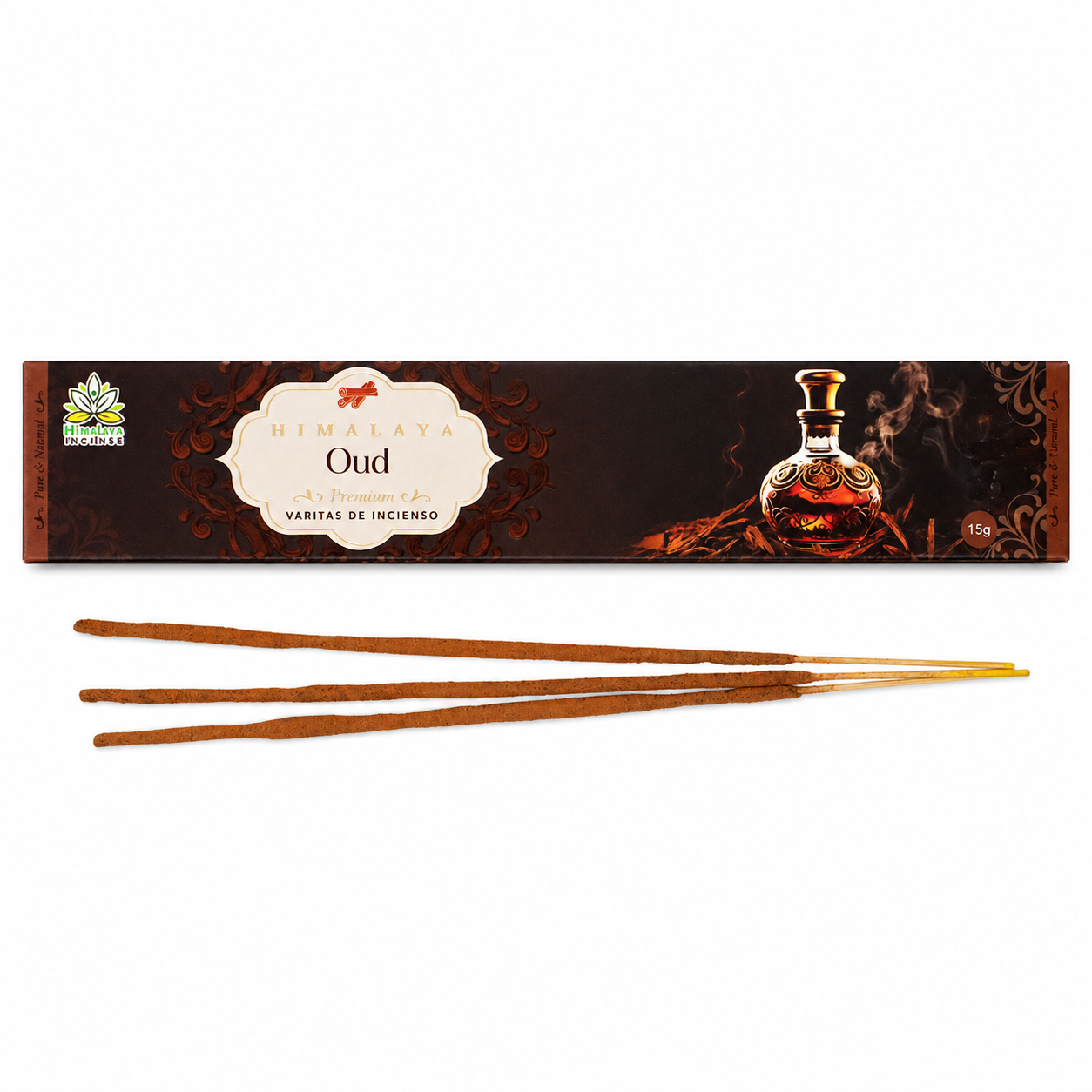 Legno di Oud - Bastoncini di incenso - Himalaya Incense Premium - 15g