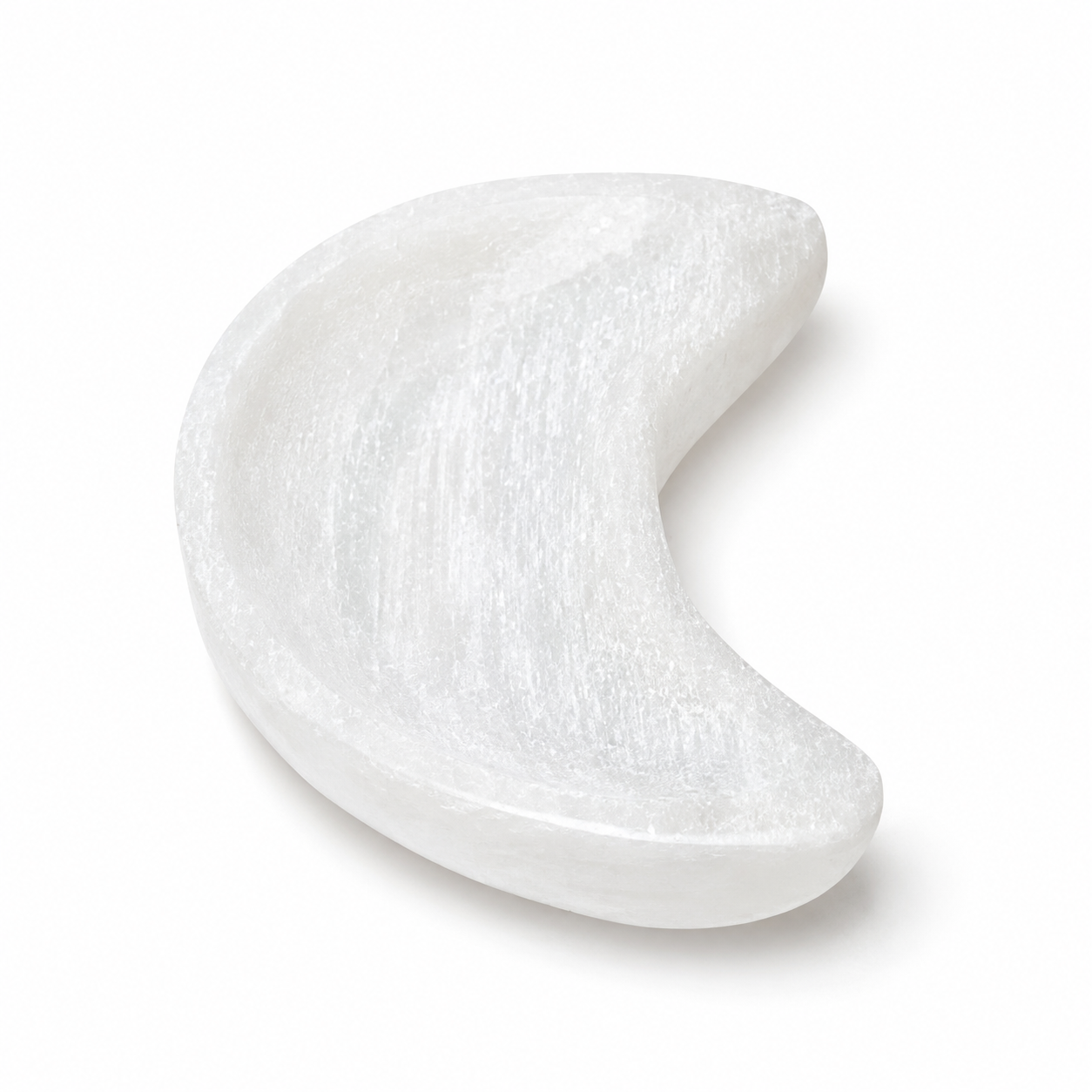 Ciotola in Selenite a forma di Luna