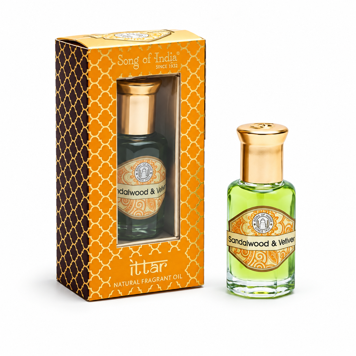 Sandalo e Vetiver - Profumo Corpo Roll-On – Song of India - 10ml