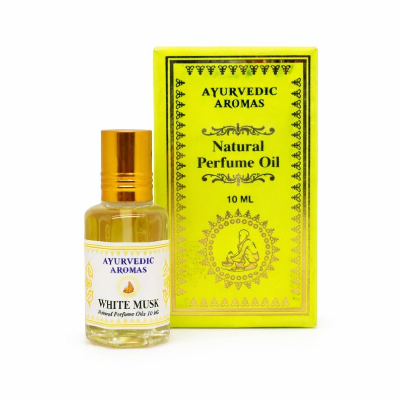 Muschio bianco - Profumo Corpo Roll-On – Ayurvedic Aromas - 10ml