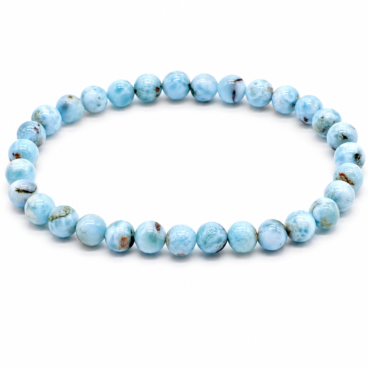 Bracciale in Larimar - 6mm