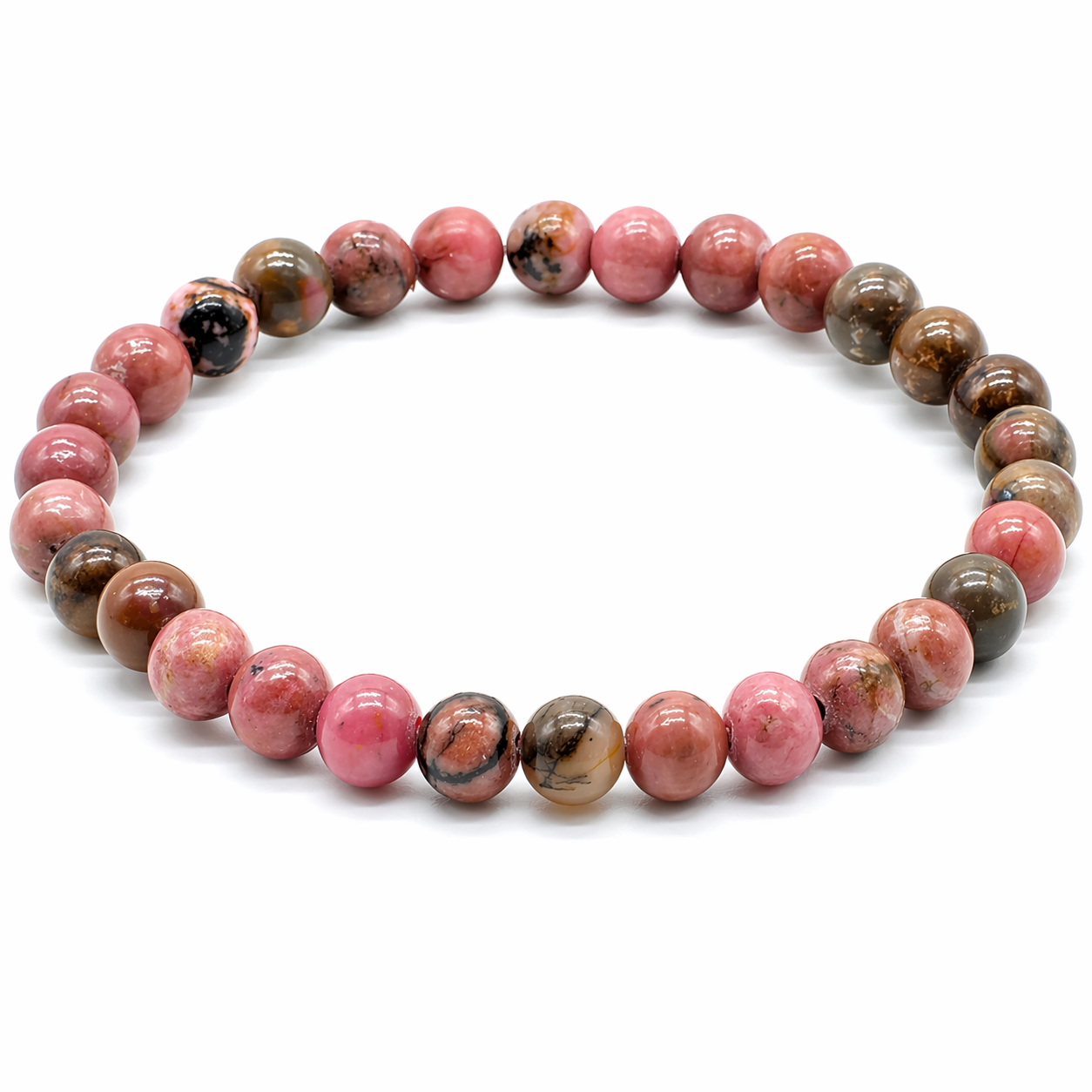 Bracciale in Rodonite - 6mm