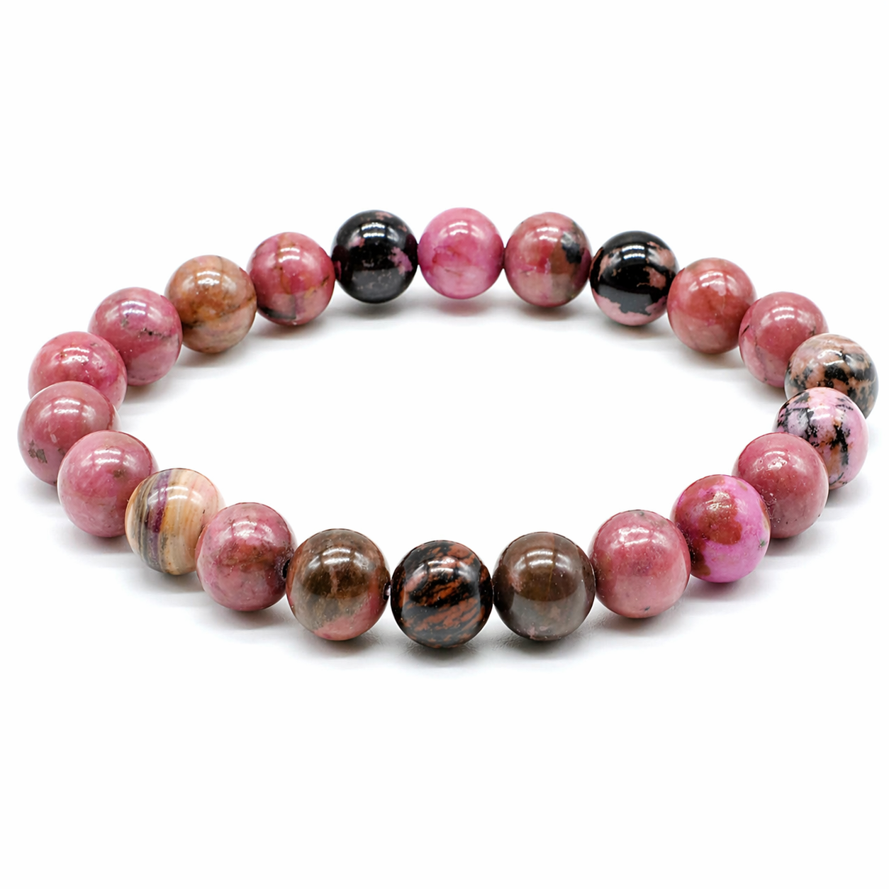 Bracciale in Rodonite - 8mm