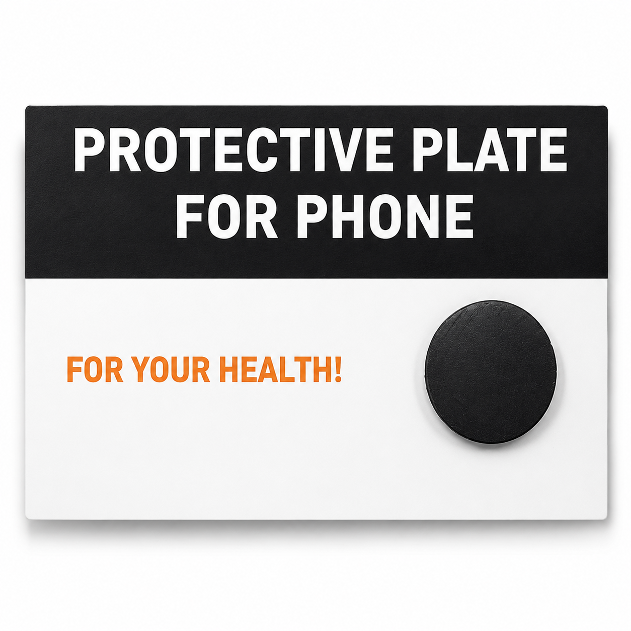 Piastra Adesiva rotonda in Shungite per Telefono – Protezione Energetica 2 cm