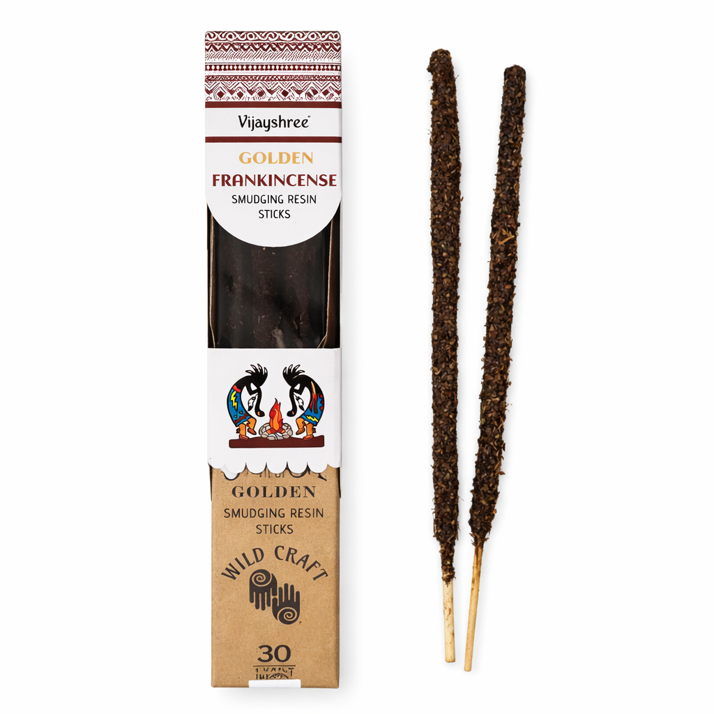 Frankincense Olibano - Bastoncini di Incenso Smudge - Vijayshree Golden - 30g