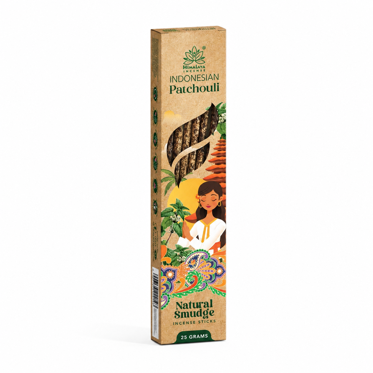 Patchouli - Räucherstäbchen - Himalaya Incense - 25g