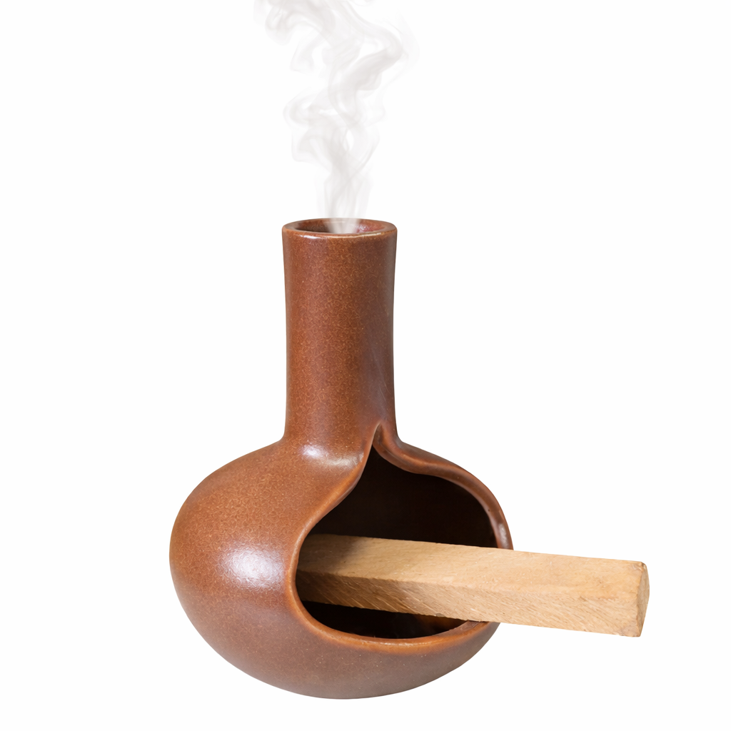 Bruciatore per fumigazione di Palo Santo in ceramica