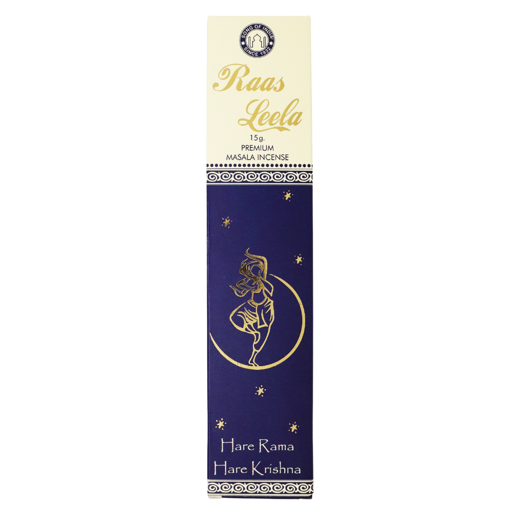Hare Krishna - Bastoncini di incenso Song of India Premium - 15g