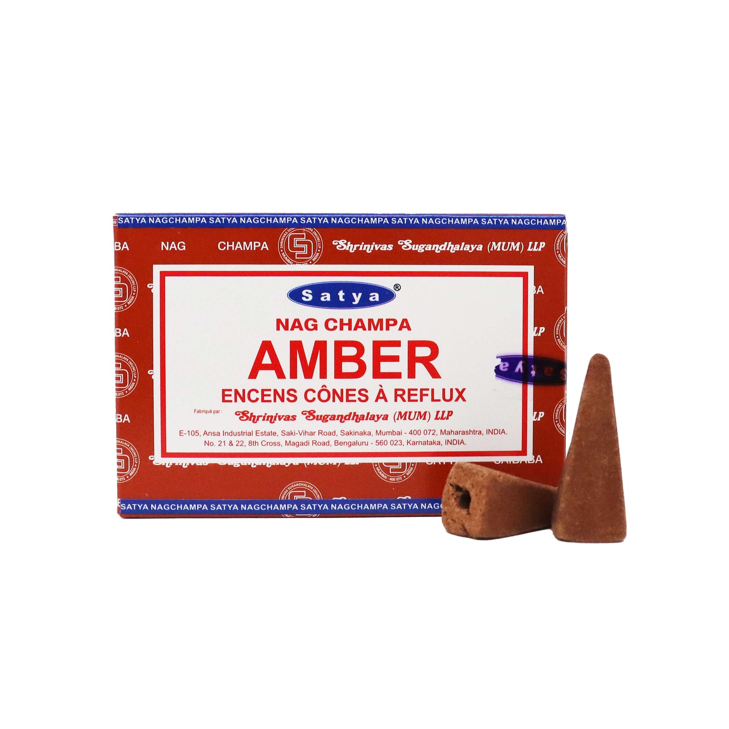 Ambra - Coni Riflusso - Satya Sai Baba - 10pz