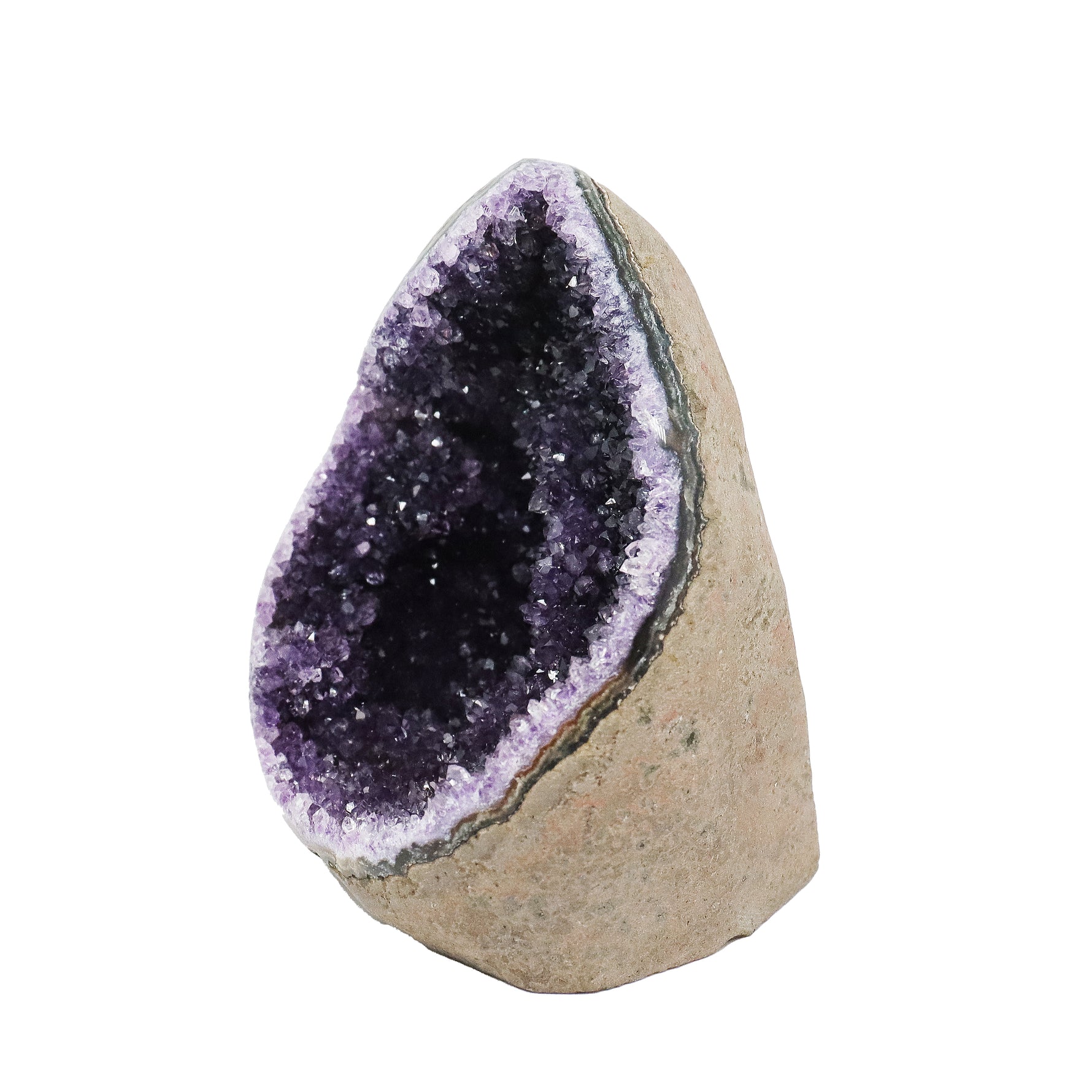 Geode di Ametista Brasiliana in 714g – Base piatta