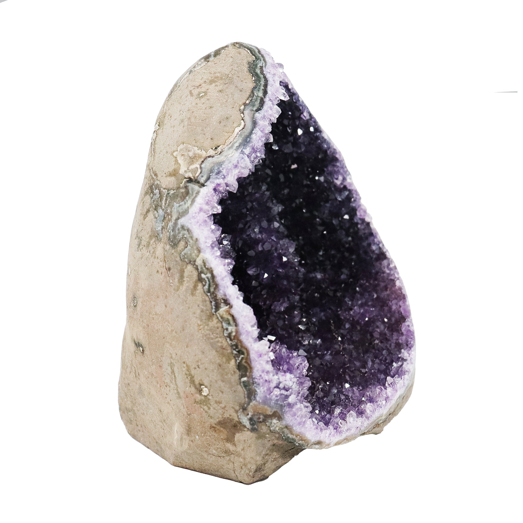 Geode di Ametista Brasiliana a Base piatta