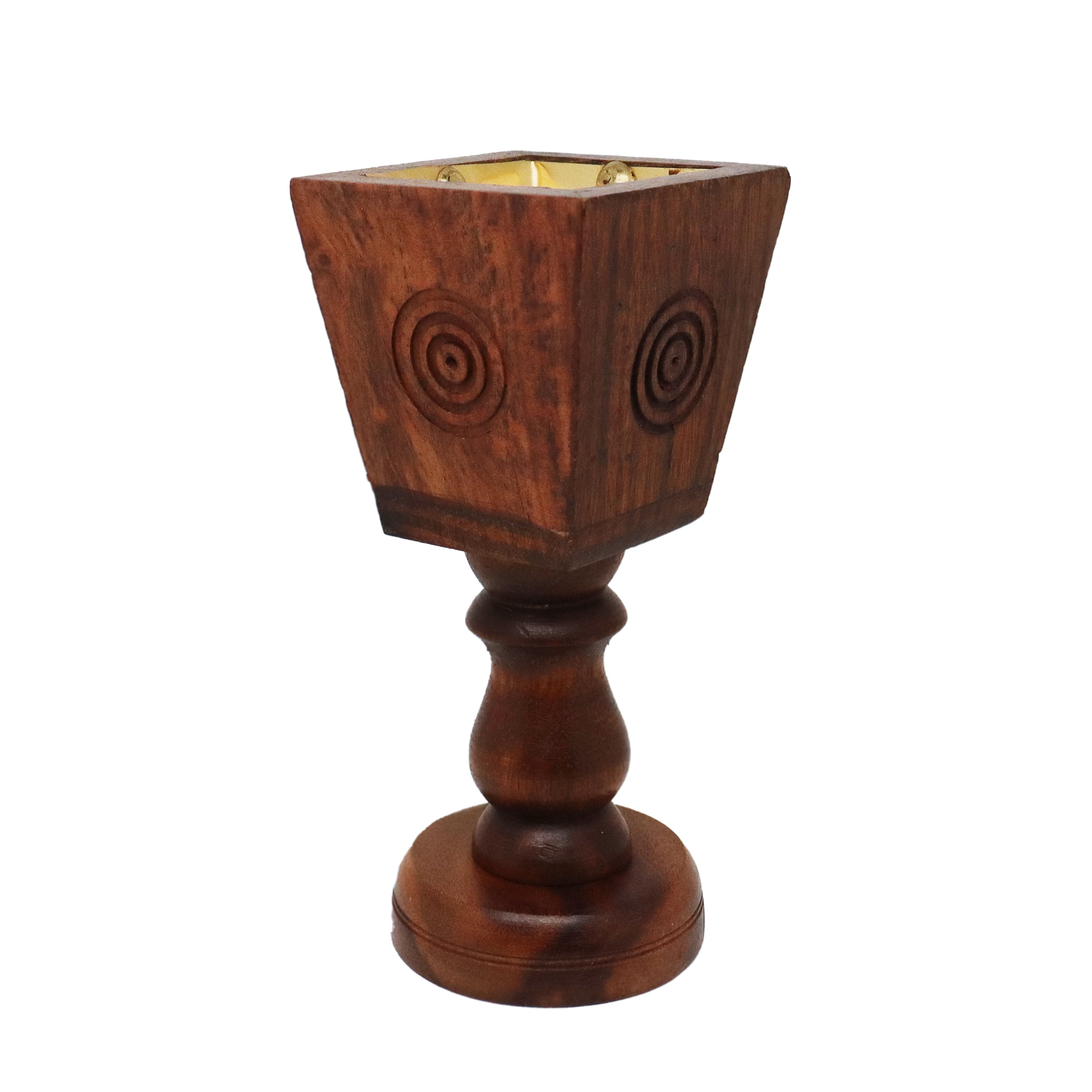 Bruciatore Per Incenso Bakhoor In Lega Di Alluminio - Decorazione Casa Stile Arabo, Colore Oro, 11.5x7.5x7.5 Cm