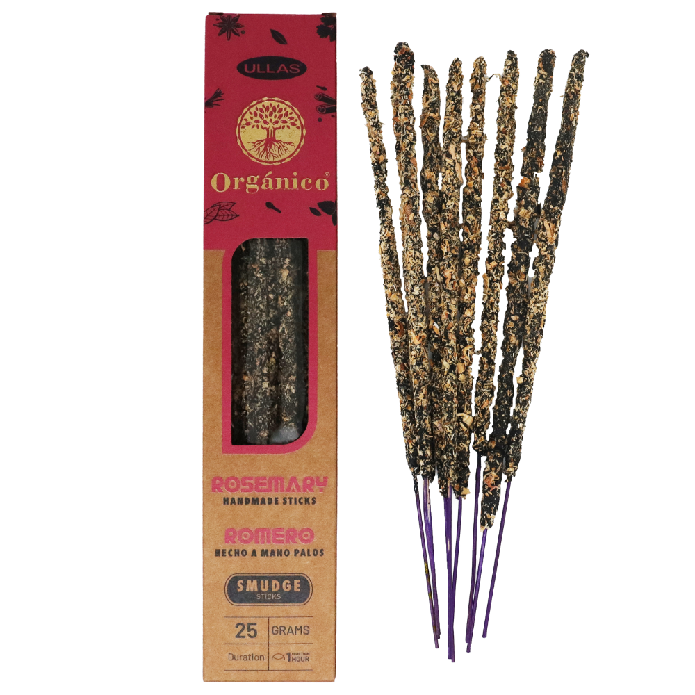 Rosmarino - Bastoncini di incenso organici Ullas - 20g