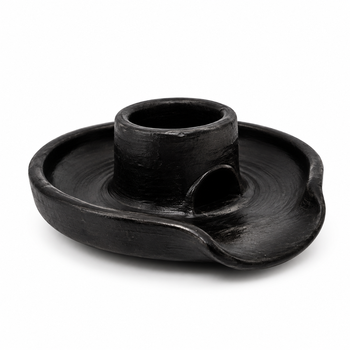 Ciotola in Terracotta Nera per Smudge e Palo Santo – Fatta a Mano