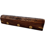 Scatola porta incenso in legno - OM
