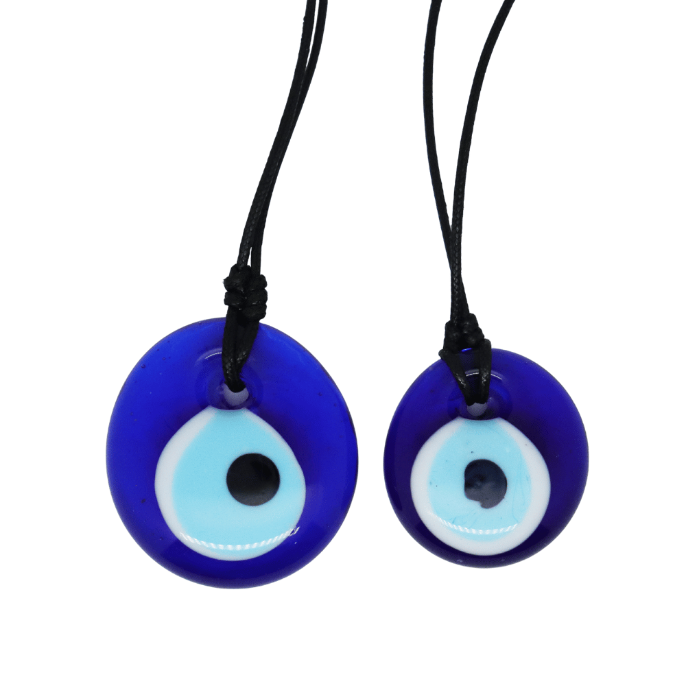 Ciondolo Regolabile con Occhio di Allah in Vetro – Protezione dal Malocchio