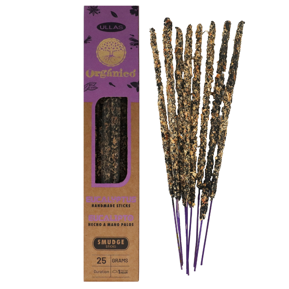 Eucalipto - Bastoncini di incenso organici Ullas - 20g