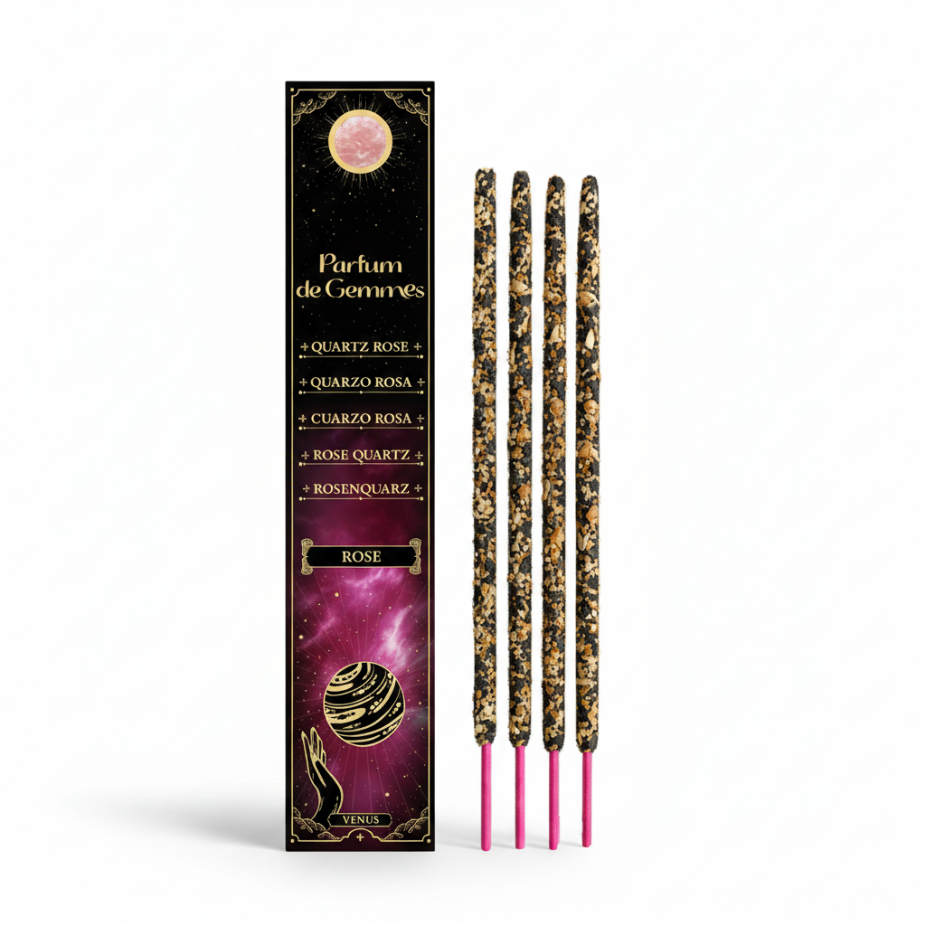 Rose - Incense Sticks - Parfum de Gemmes - 20g