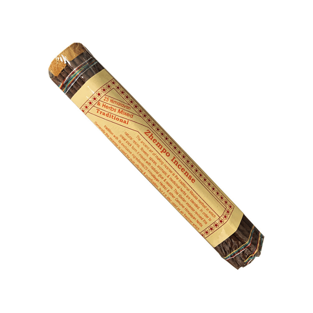 25 Erbe Himalayane - Zhempo - 52 Bastoncini di incenso Tibetano - 60g